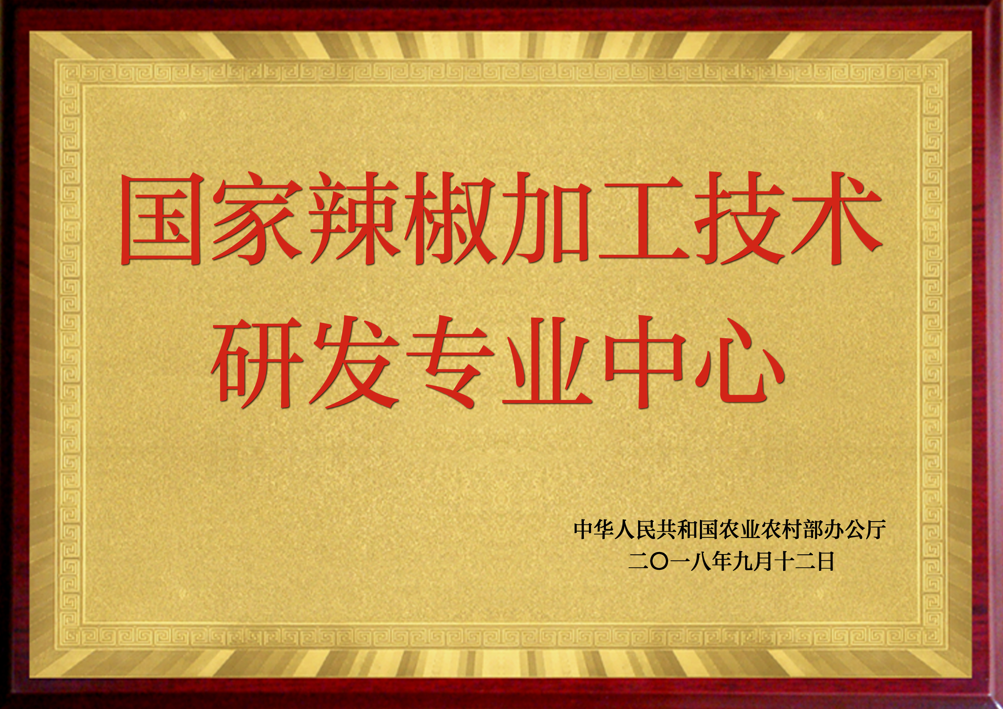 國家辣椒加工技術研發(fā)專業(yè)中心